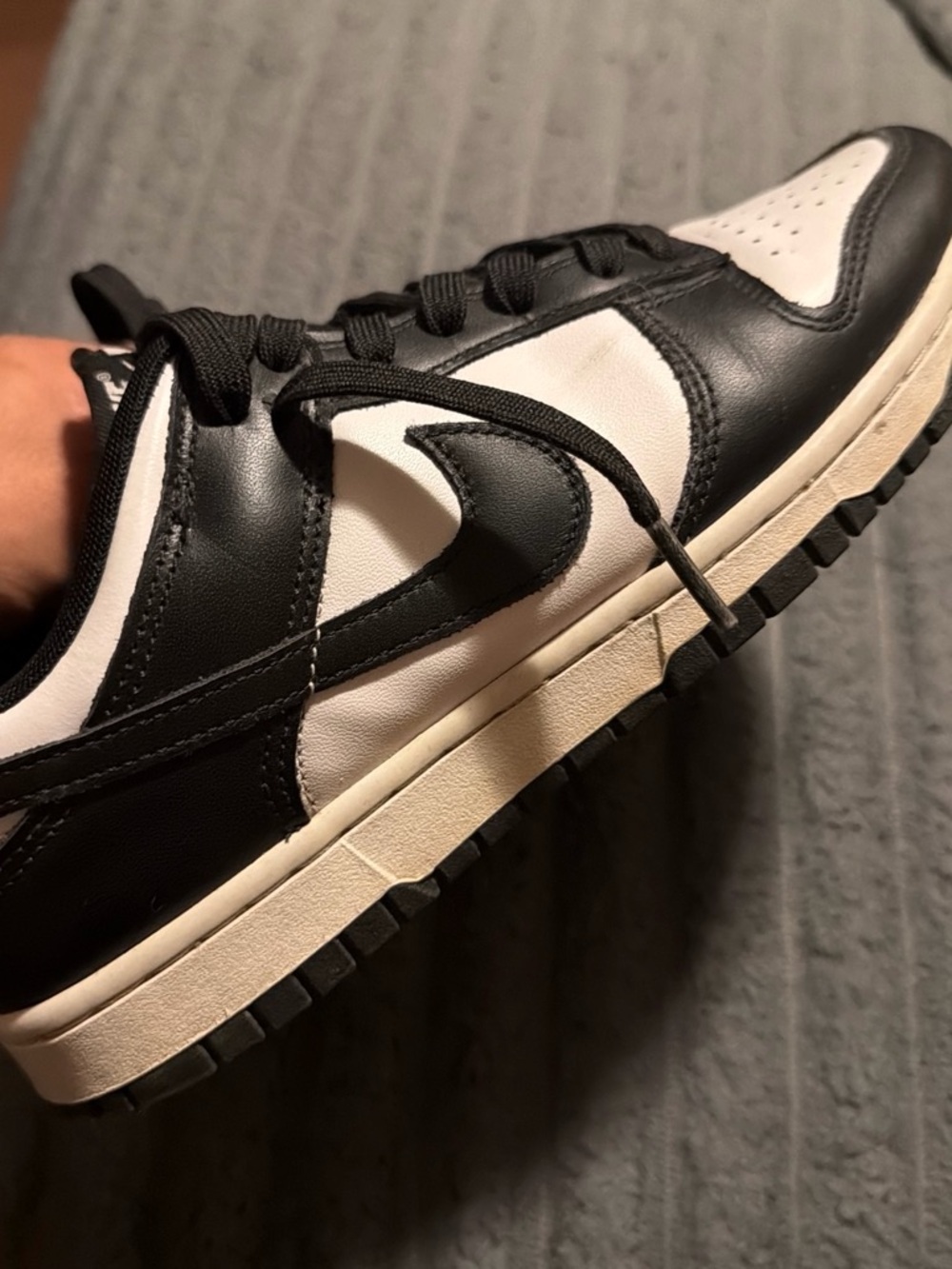 Nike Black and White Low-Top Sneakers